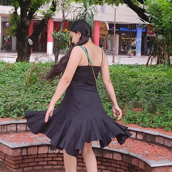 Black midi dress - Picture 5 of 5